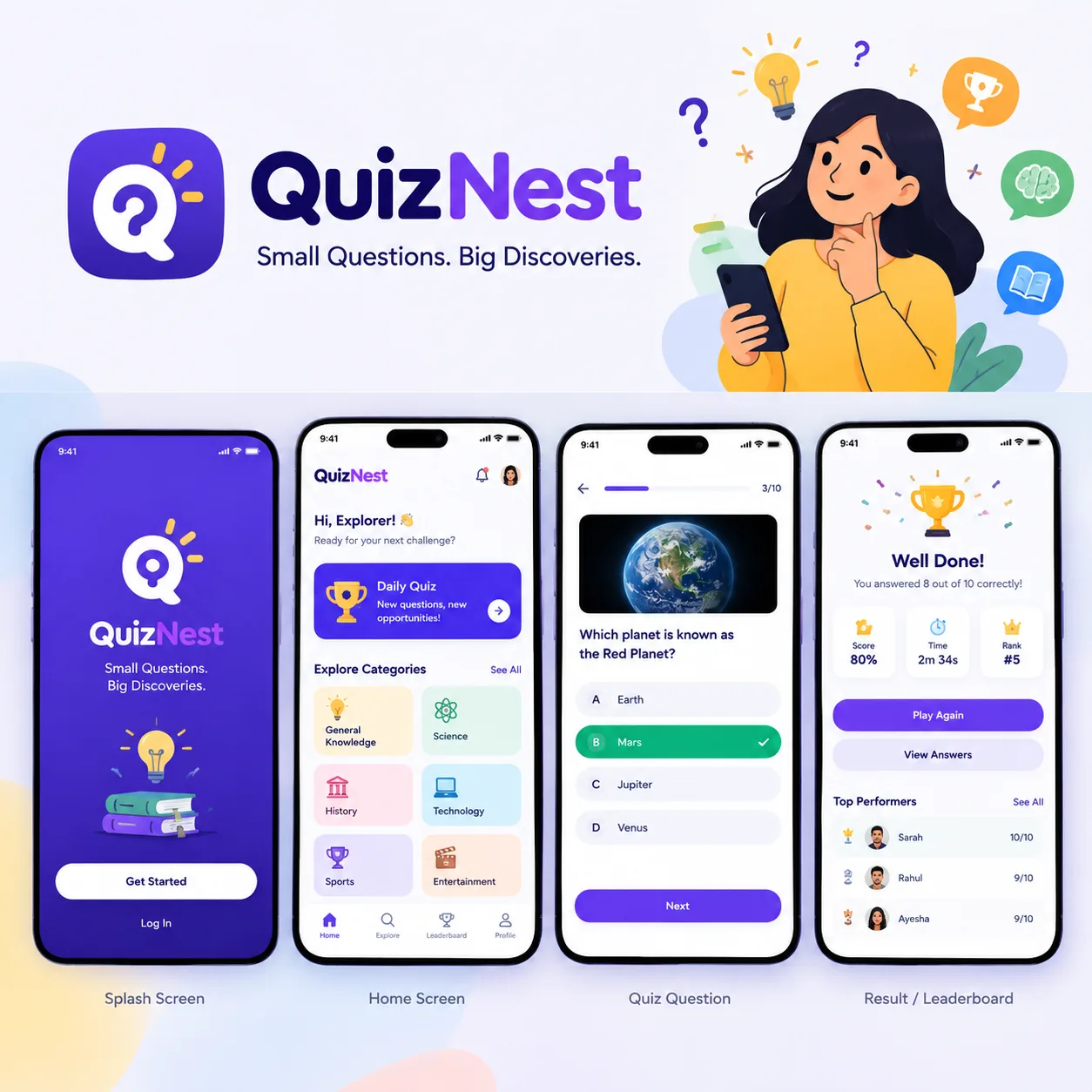 QuizNest screenshot 1